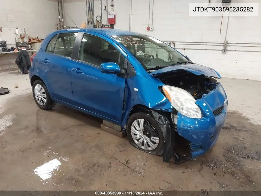 2009 Toyota Yaris VIN: JTDKT903595235282 Lot: 40853998