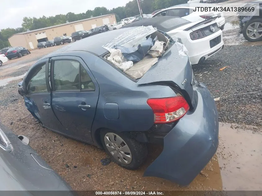 JTDBT4K34A1389669 2010 Toyota Yaris