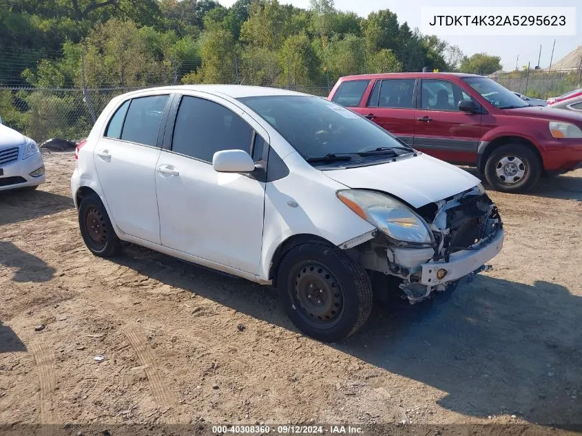 2010 Toyota Yaris VIN: JTDKT4K32A5295623 Lot: 40308360