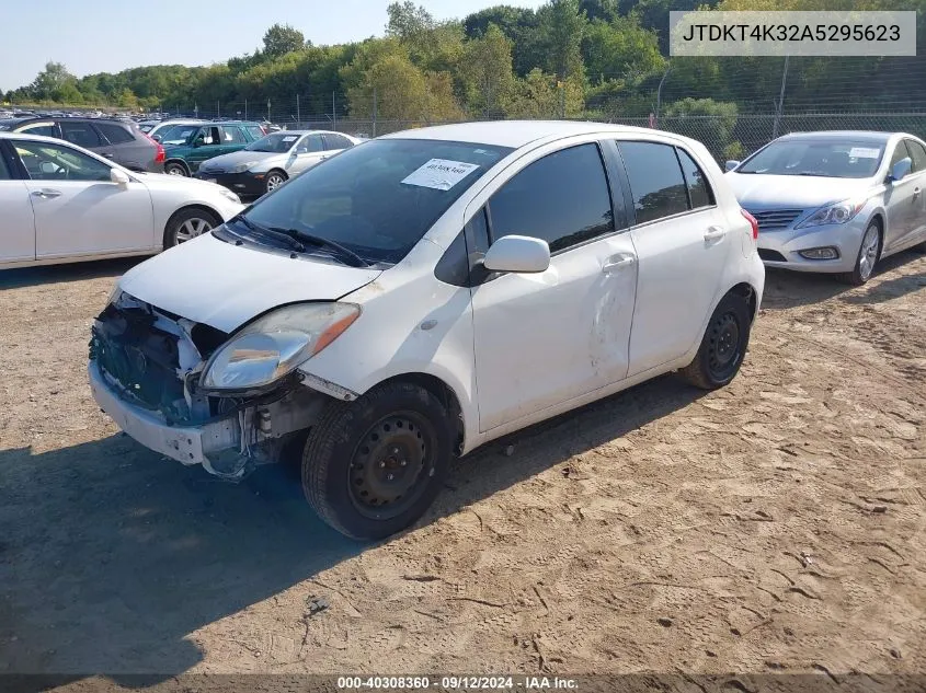 2010 Toyota Yaris VIN: JTDKT4K32A5295623 Lot: 40308360