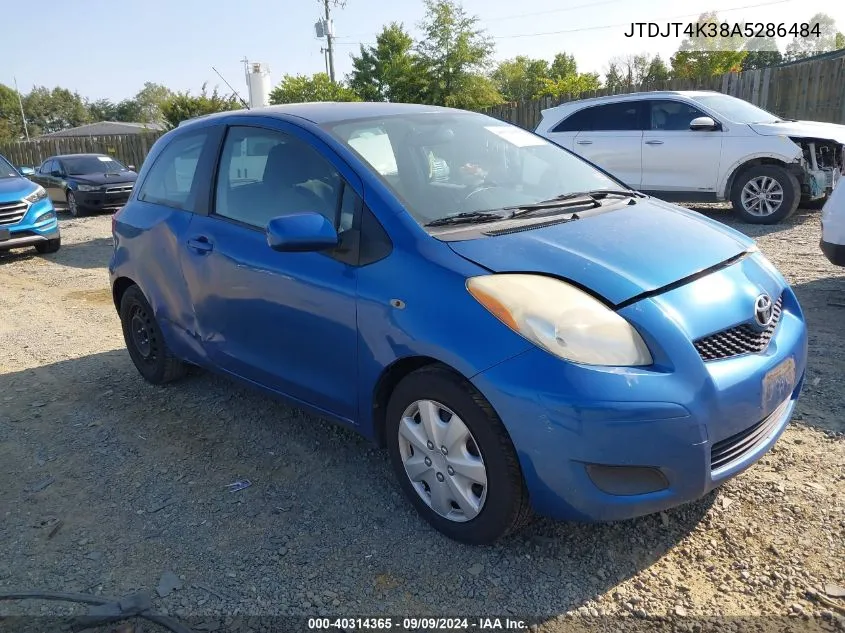 JTDJT4K38A5286484 2010 Toyota Yaris