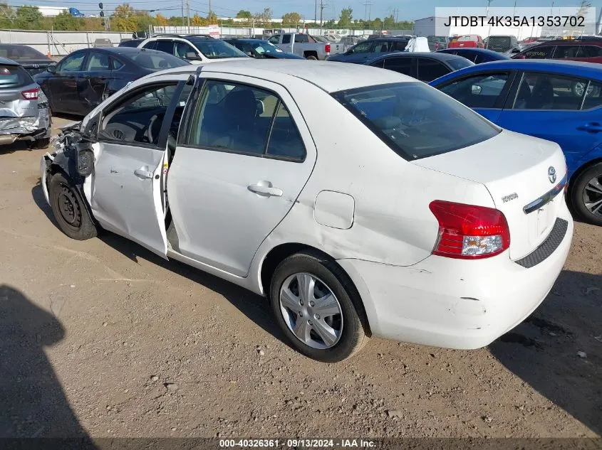 JTDBT4K35A1353702 2010 Toyota Yaris