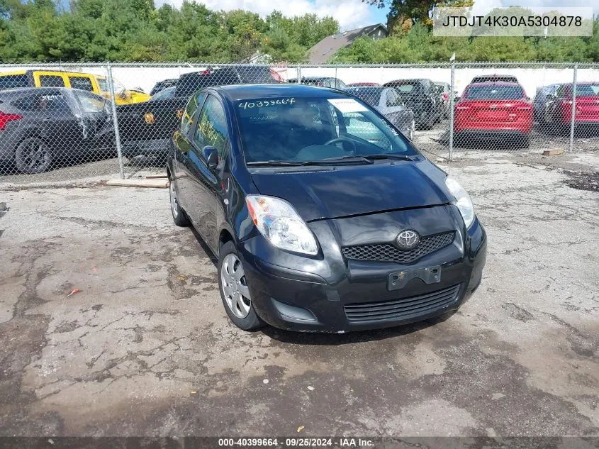 JTDJT4K30A5304878 2010 Toyota Yaris