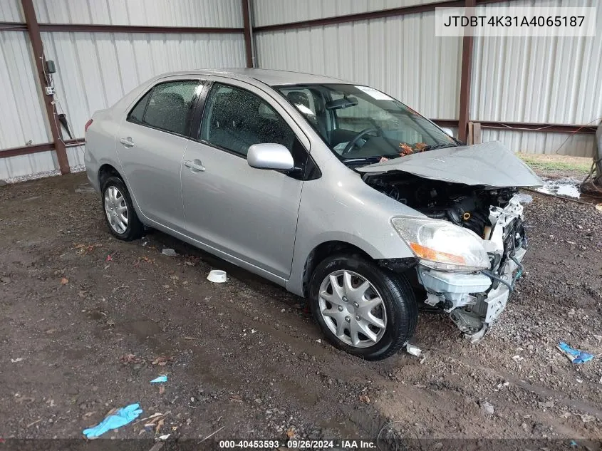 JTDBT4K31A4065187 2010 Toyota Yaris