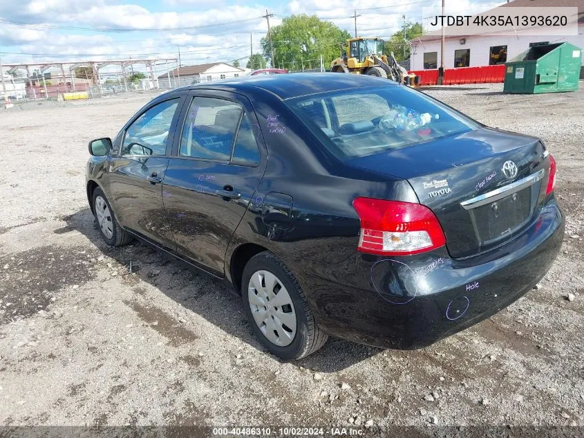 2010 Toyota Yaris VIN: JTDBT4K35A1393620 Lot: 40486310