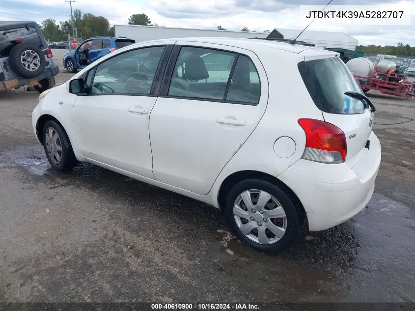 JTDKT4K39A5282707 2010 Toyota Yaris