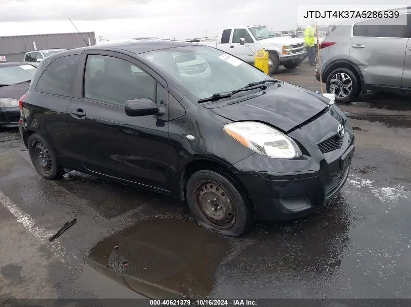 2010 Toyota Yaris VIN: JTDJT4K37A5286539 Lot: 40621379