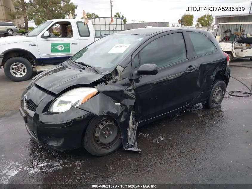 2010 Toyota Yaris VIN: JTDJT4K37A5286539 Lot: 40621379