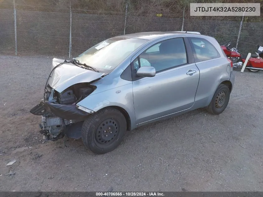 JTDJT4K32A5280230 2010 Toyota Yaris