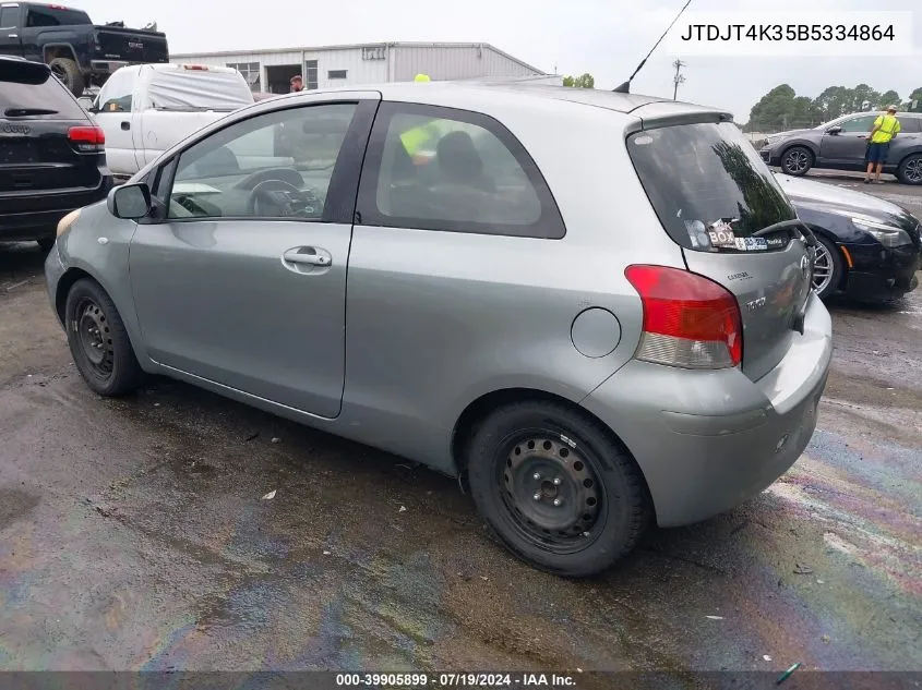 JTDJT4K35B5334864 2011 Toyota Yaris