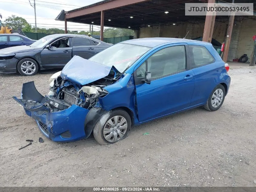 JTDJTUD30CD539495 2012 Toyota Yaris