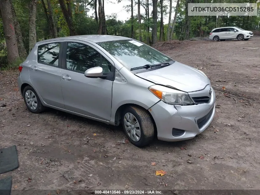 JTDKTUD36CD515285 2012 Toyota Yaris L