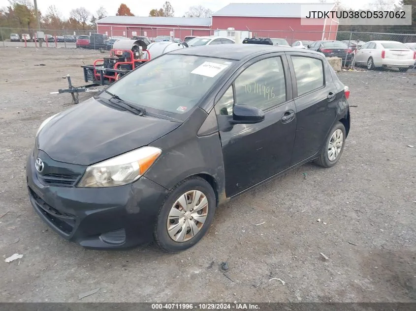 2012 Toyota Yaris Le VIN: JTDKTUD38CD537062 Lot: 40711996