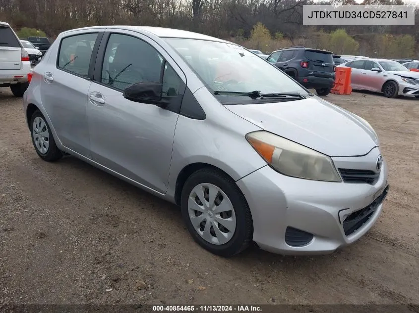 JTDKTUD34CD527841 2012 Toyota Yaris Le