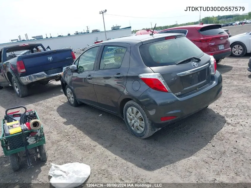 JTDKTUD30DD557579 2013 Toyota Yaris