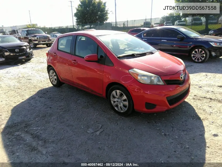 JTDKTUD39DD567558 2013 Toyota Yaris Le