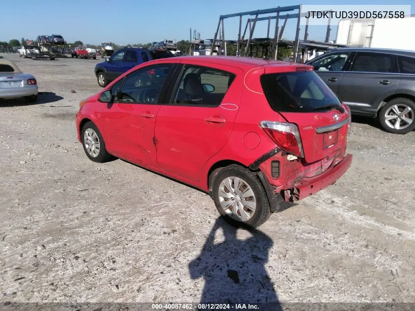 JTDKTUD39DD567558 2013 Toyota Yaris Le