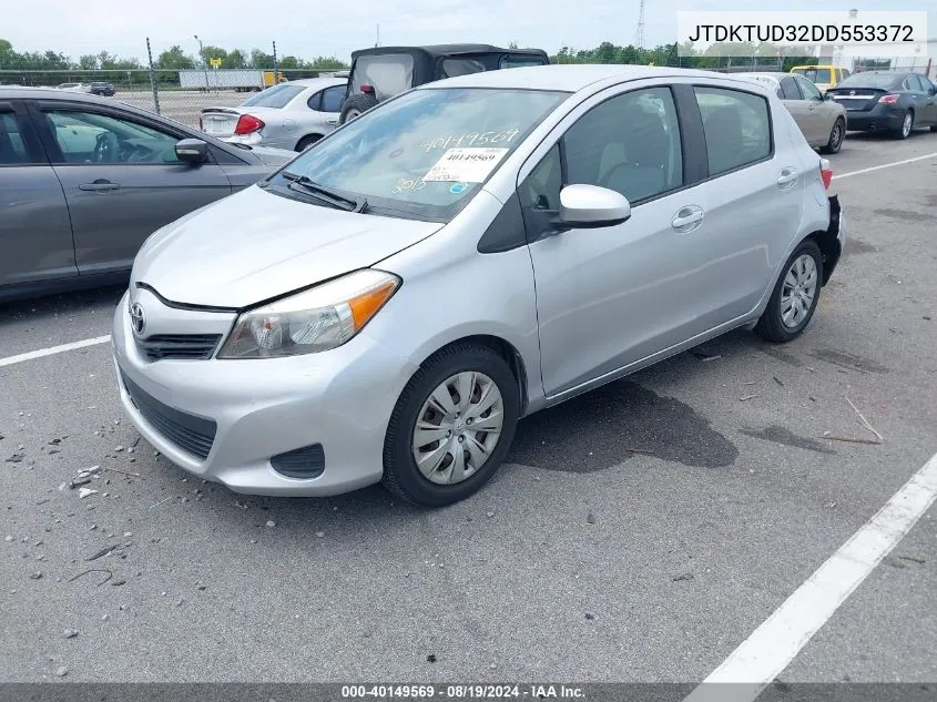 JTDKTUD32DD553372 2013 Toyota Yaris Le