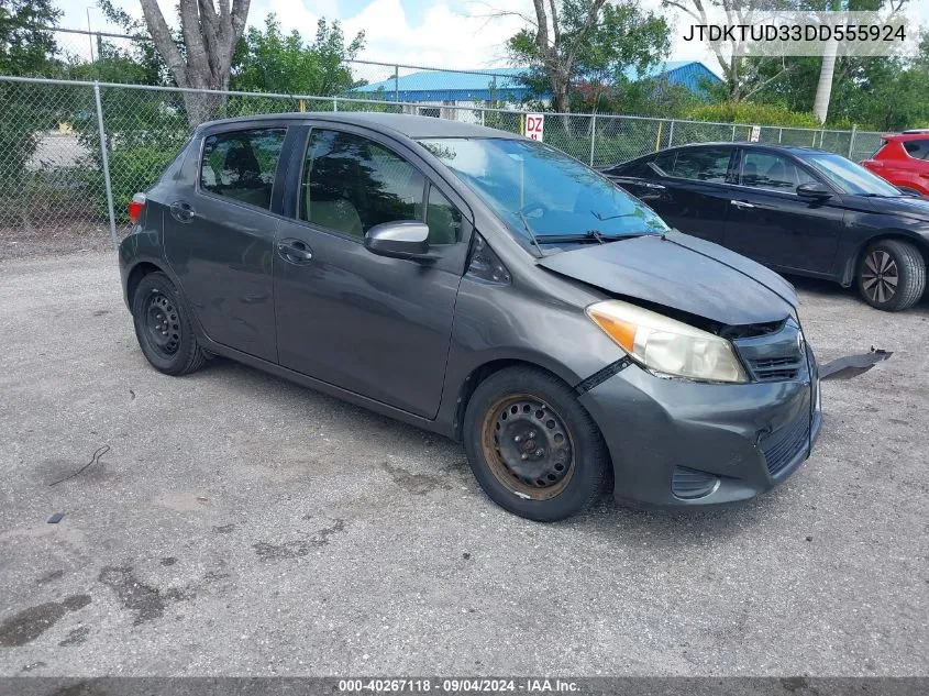 JTDKTUD33DD555924 2013 Toyota Yaris Le