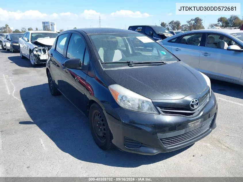 JTDKTUD30DD572681 2013 Toyota Yaris L