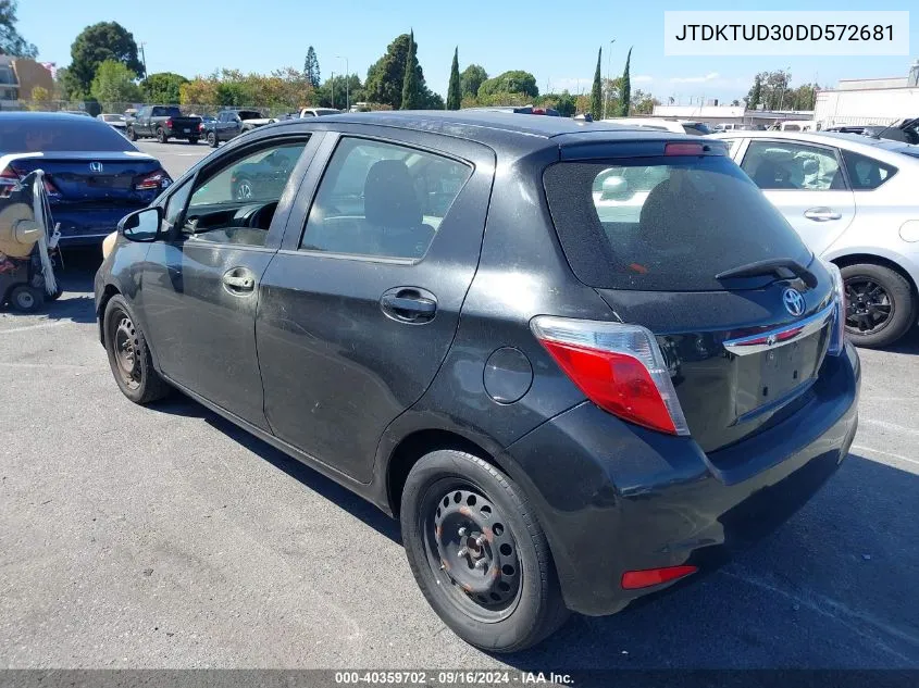 JTDKTUD30DD572681 2013 Toyota Yaris L