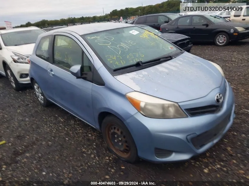 JTDJTUD32DD549009 2013 Toyota Yaris L