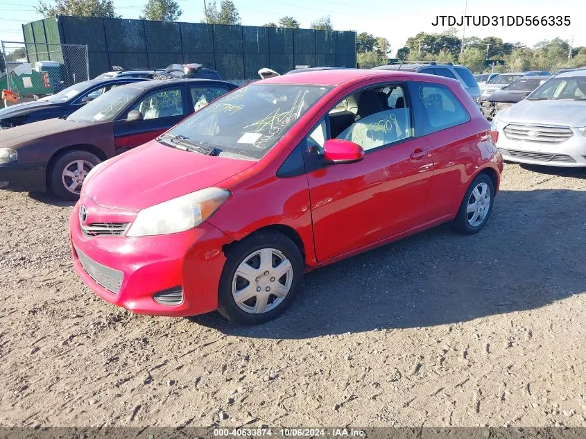 2013 Toyota Yaris L VIN: JTDJTUD31DD566335 Lot: 40533874