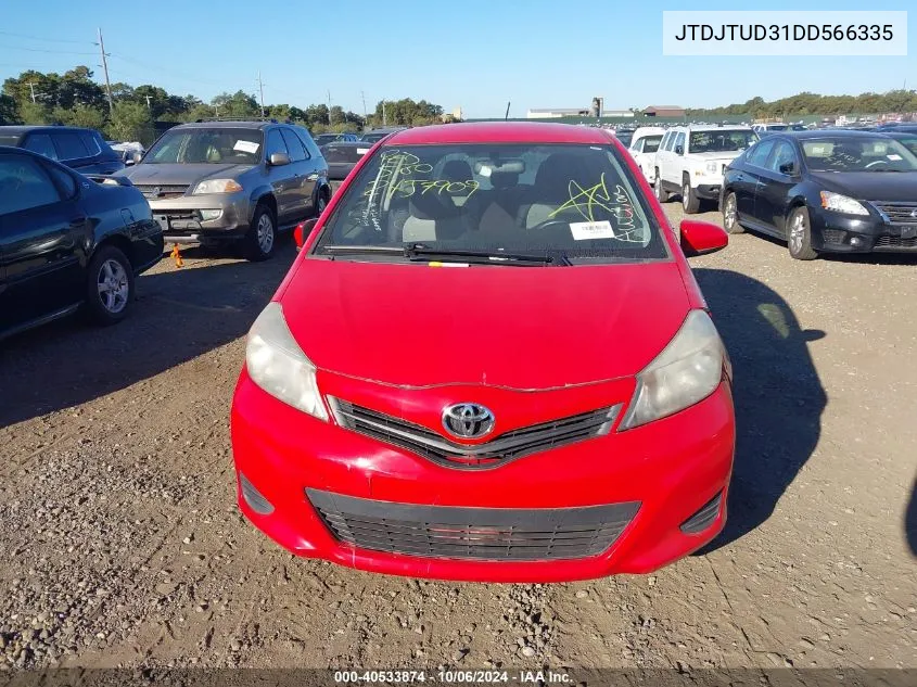 2013 Toyota Yaris L VIN: JTDJTUD31DD566335 Lot: 40533874