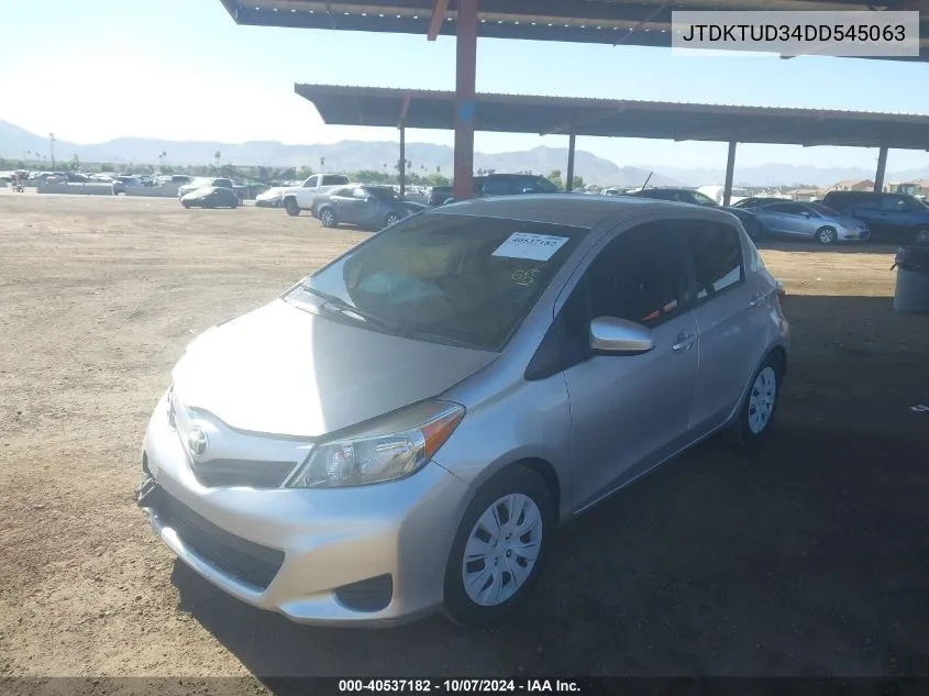 JTDKTUD34DD545063 2013 Toyota Yaris Le