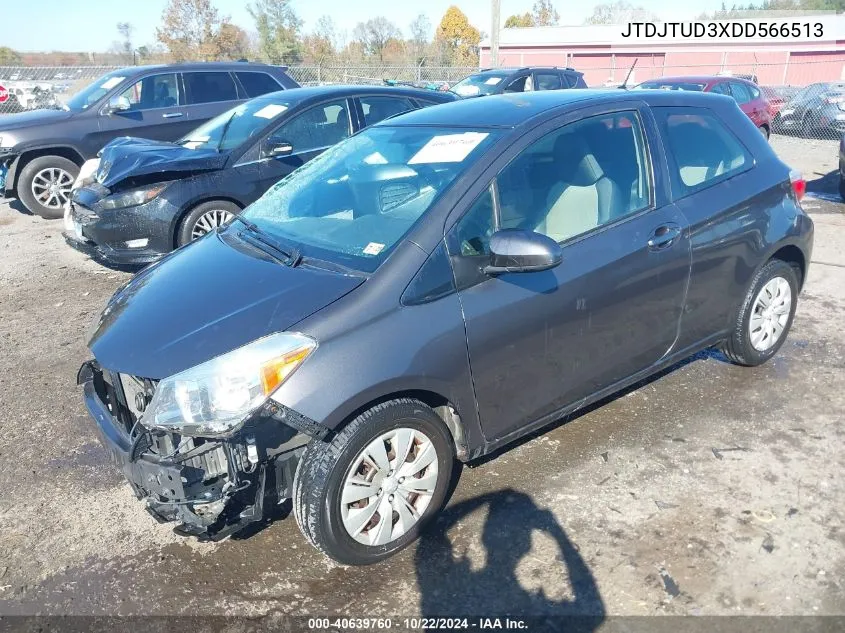 2013 Toyota Yaris L VIN: JTDJTUD3XDD566513 Lot: 40639760