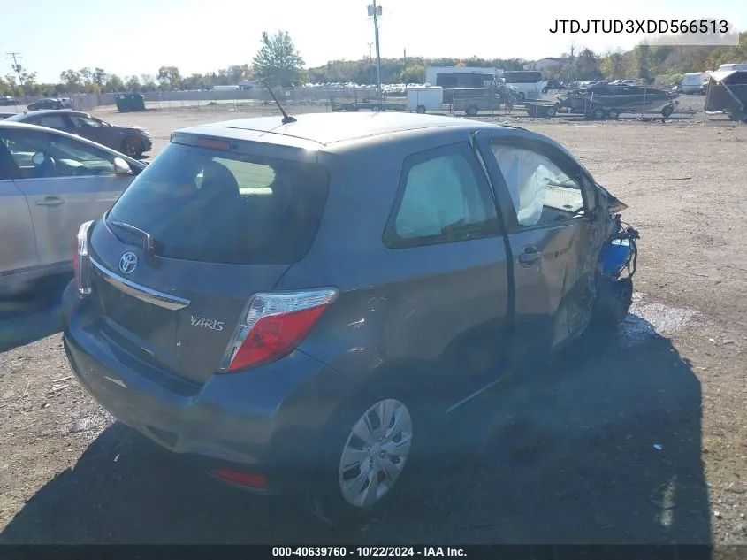 2013 Toyota Yaris L VIN: JTDJTUD3XDD566513 Lot: 40639760