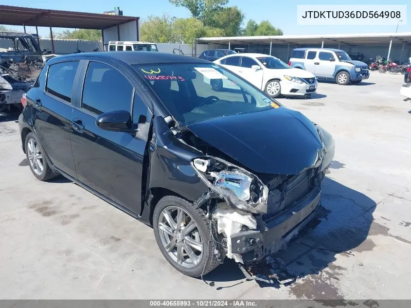 2013 Toyota Yaris Se VIN: JTDKTUD36DD564908 Lot: 40655993