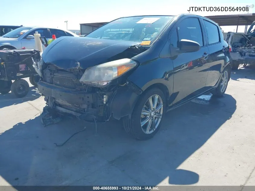 2013 Toyota Yaris Se VIN: JTDKTUD36DD564908 Lot: 40655993