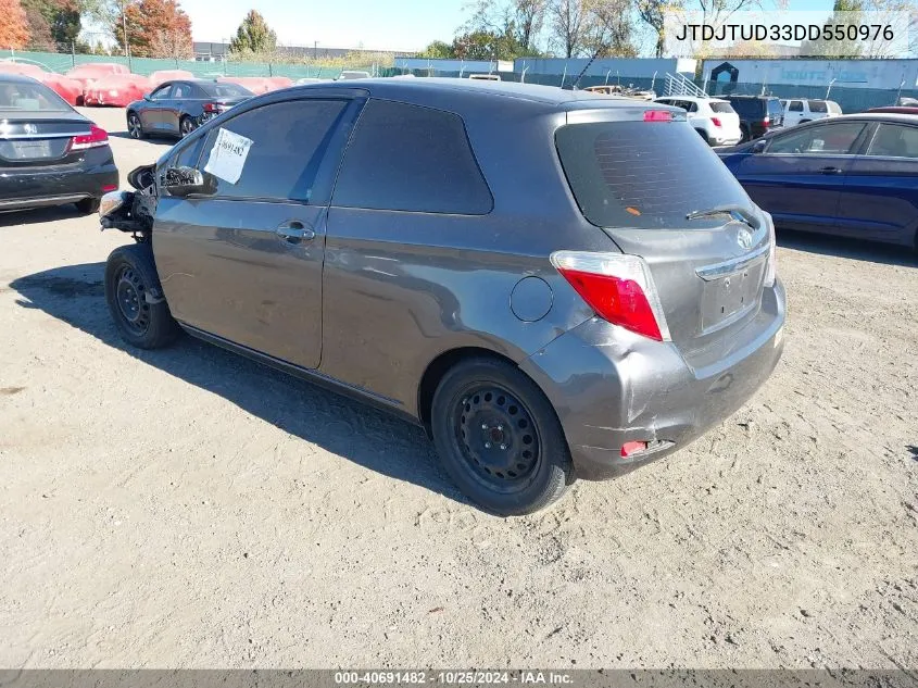 2013 Toyota Yaris Le VIN: JTDJTUD33DD550976 Lot: 40691482