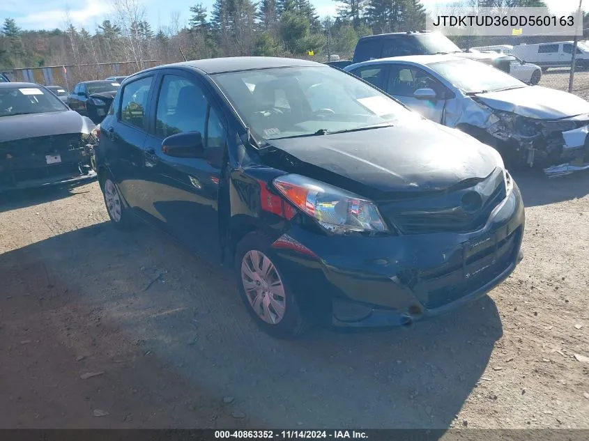 2013 Toyota Yaris Le VIN: JTDKTUD36DD560163 Lot: 40863352