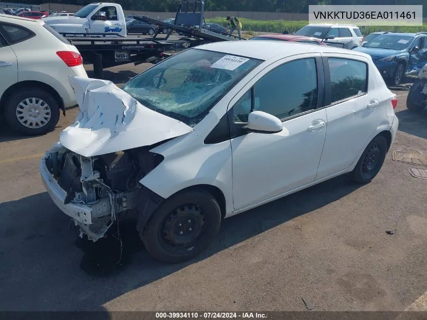 VNKKTUD36EA011461 2014 Toyota Yaris L (Tmmf Plant)