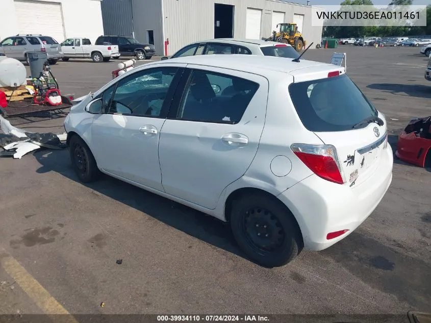 VNKKTUD36EA011461 2014 Toyota Yaris L (Tmmf Plant)