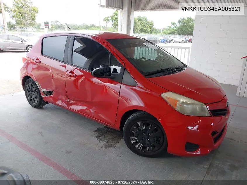 VNKKTUD34EA005321 2014 Toyota Yaris Le (Tmmf Plant)