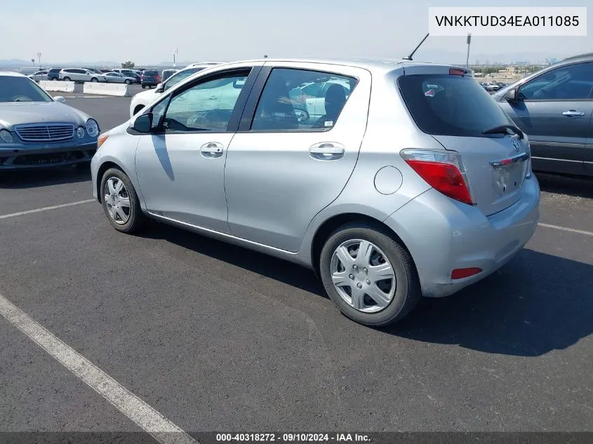 VNKKTUD34EA011085 2014 Toyota Yaris L (Tmmf Plant)