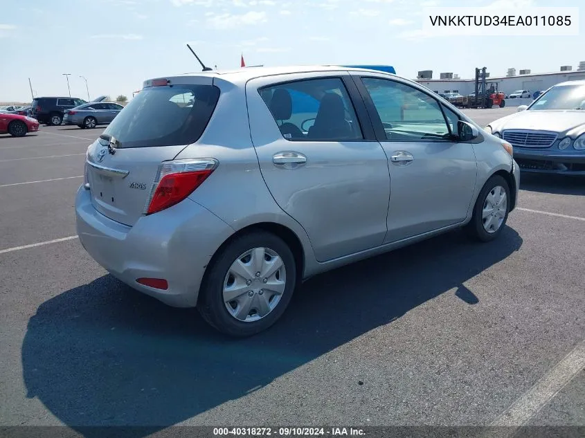 VNKKTUD34EA011085 2014 Toyota Yaris L (Tmmf Plant)