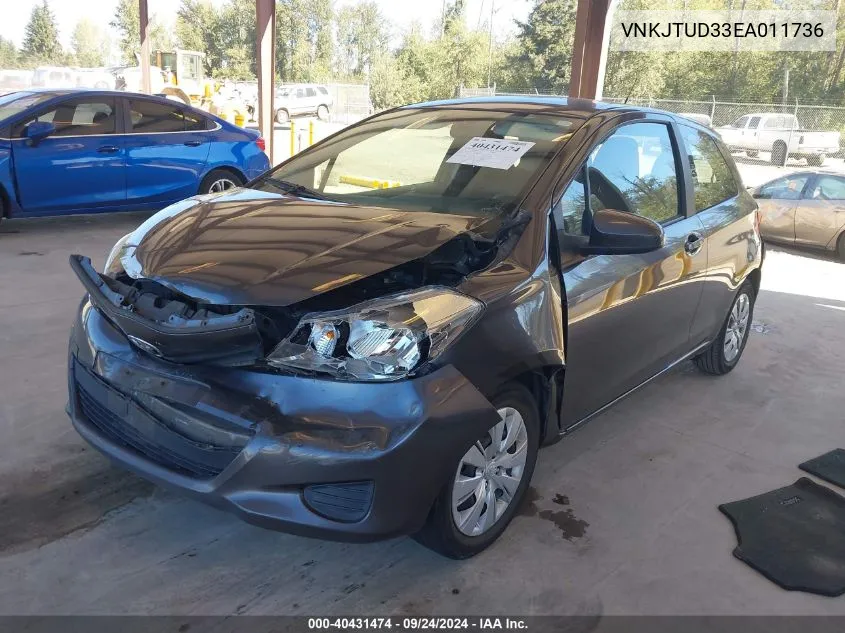 VNKJTUD33EA011736 2014 Toyota Yaris L (Tmmf Plant)