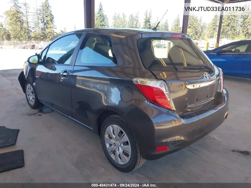 VNKJTUD33EA011736 2014 Toyota Yaris L (Tmmf Plant)