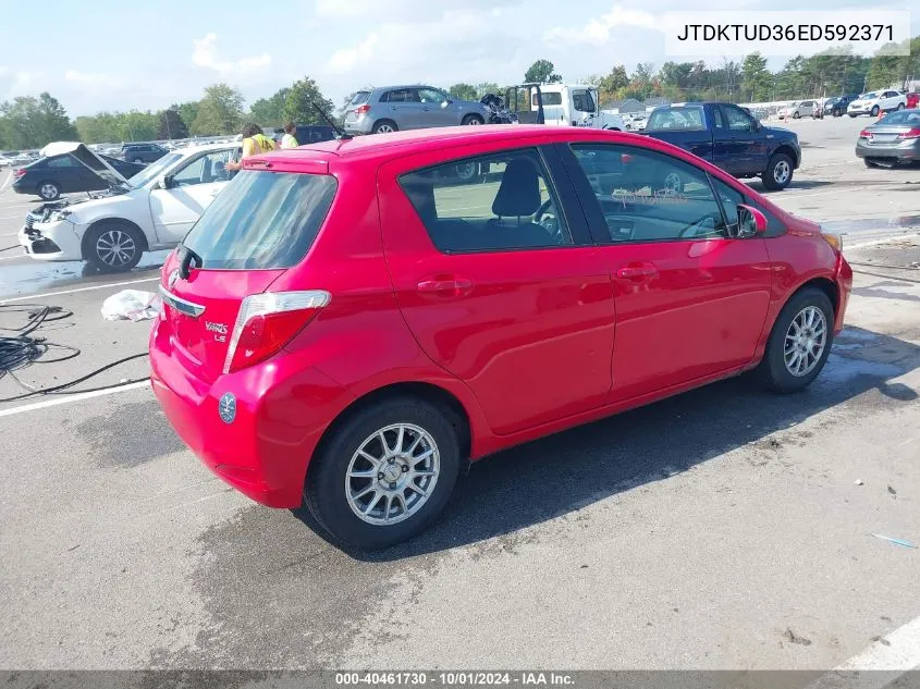 JTDKTUD36ED592371 2014 Toyota Yaris