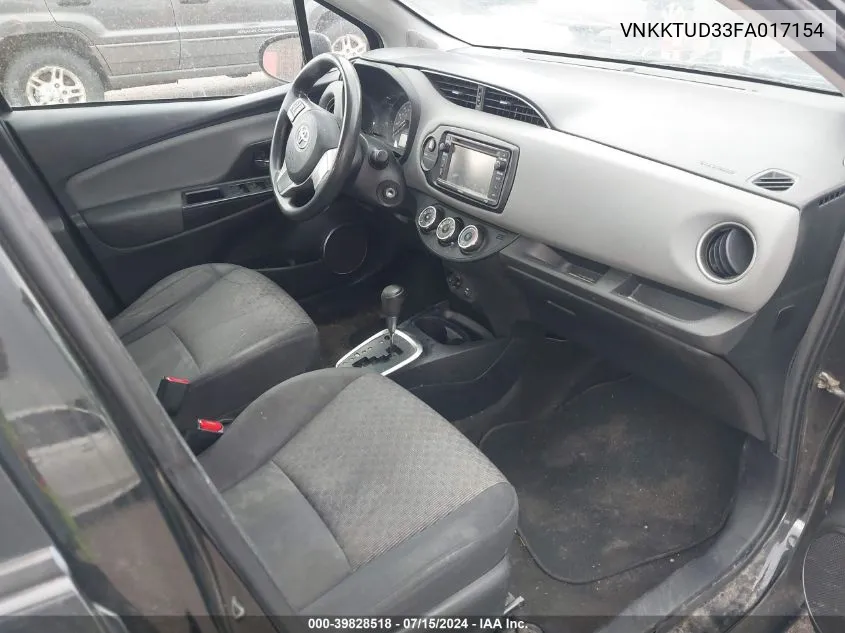 VNKKTUD33FA017154 2015 Toyota Yaris Le