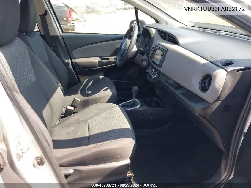 VNKKTUD33FA032172 2015 Toyota Yaris L