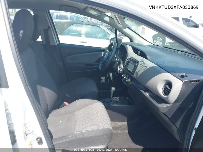 VNKKTUD3XFA030869 2015 Toyota Yaris L