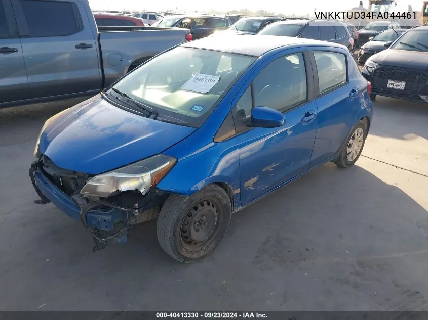 2015 Toyota Yaris VIN: VNKKTUD34FA044461 Lot: 40413330