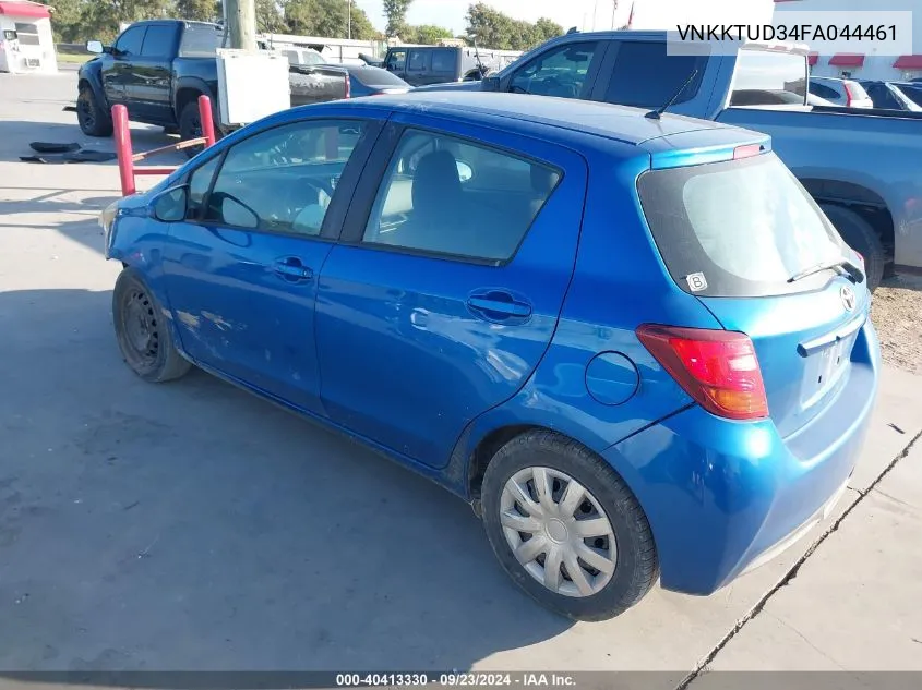 VNKKTUD34FA044461 2015 Toyota Yaris