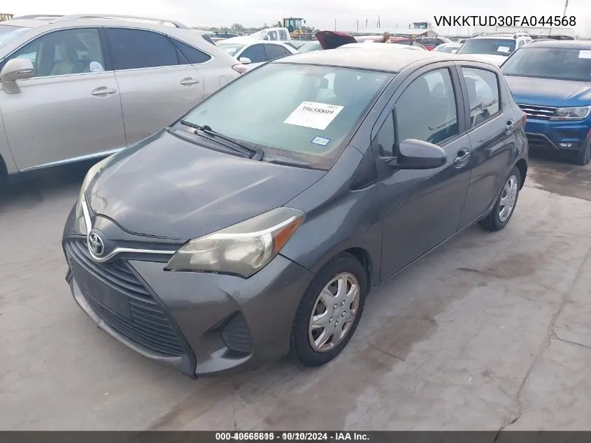 2015 Toyota Yaris L VIN: VNKKTUD30FA044568 Lot: 40565615