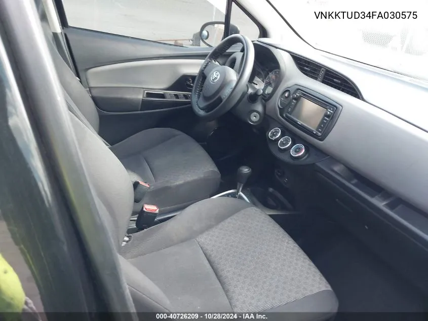 VNKKTUD34FA030575 2015 Toyota Yaris L